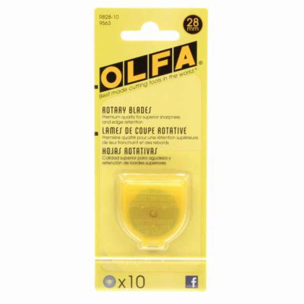 Режеща пластина, OLFA RB28, 10 броя в блистер