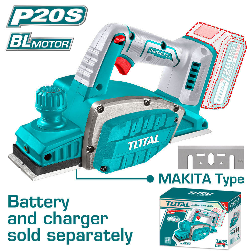 Акумулаторно ренде TOTAL INDUSTRIAL, 20 V, без батерия
