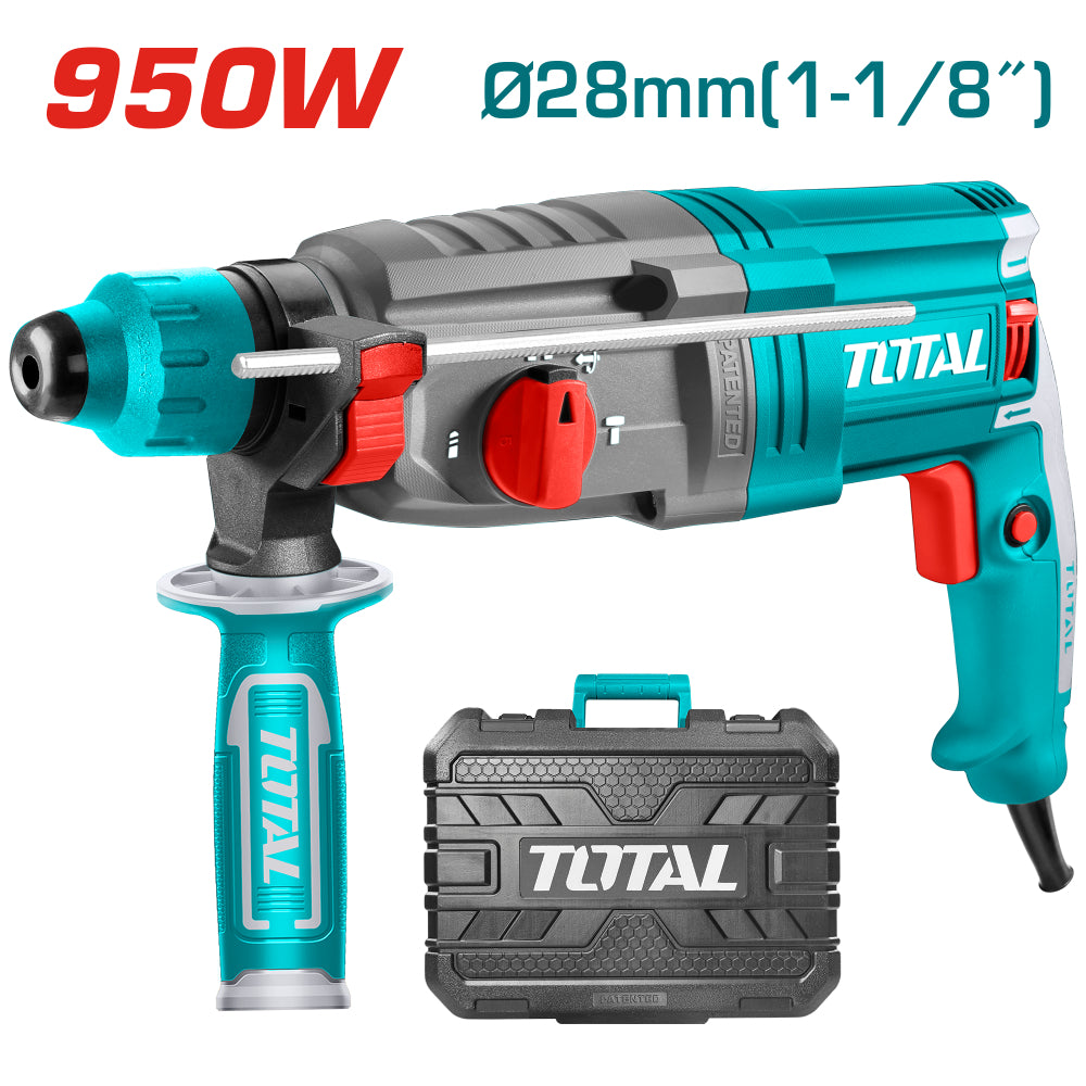 Електрически перфоратор TOTAL Industrial, SDS+, 950 W