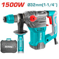 Електрически перфоратор TOTAL, куфар, SDS+, 1500 W