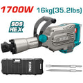 Къртач TOTAL Industrial, HEX, 1700 W