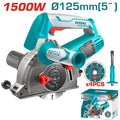 Фреза за канали TOTAL IND, Ф 125 мм, 1500 W
