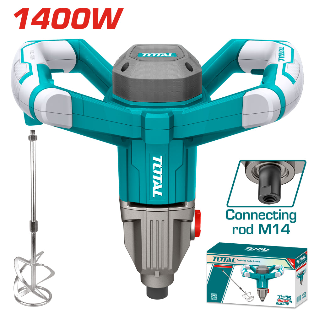 Миксер за строителни смеси TOTAL Industrial, 1400 W