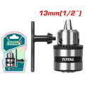 Ключов патронник с ключ TOTAL, 1.5-13 мм, 1/2 UNF