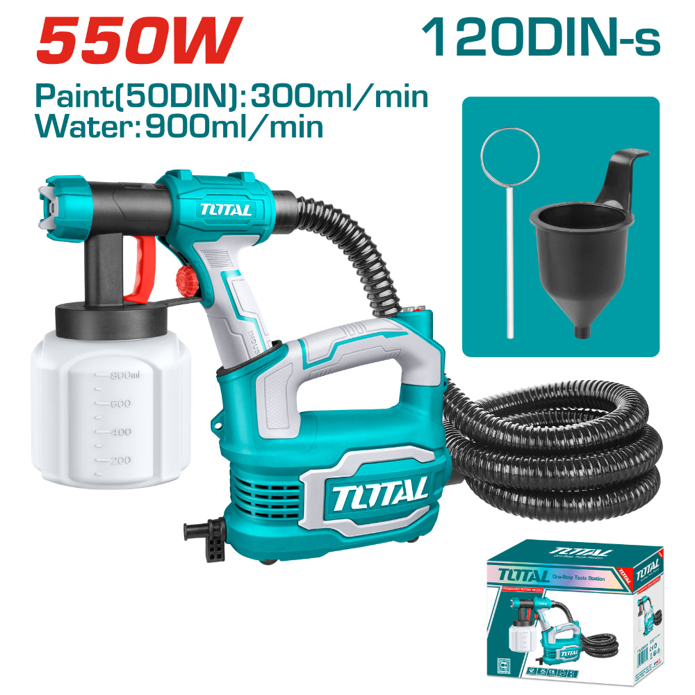 Система за боядисване TOTAL Industrial, 550 W, 0.85 L/min