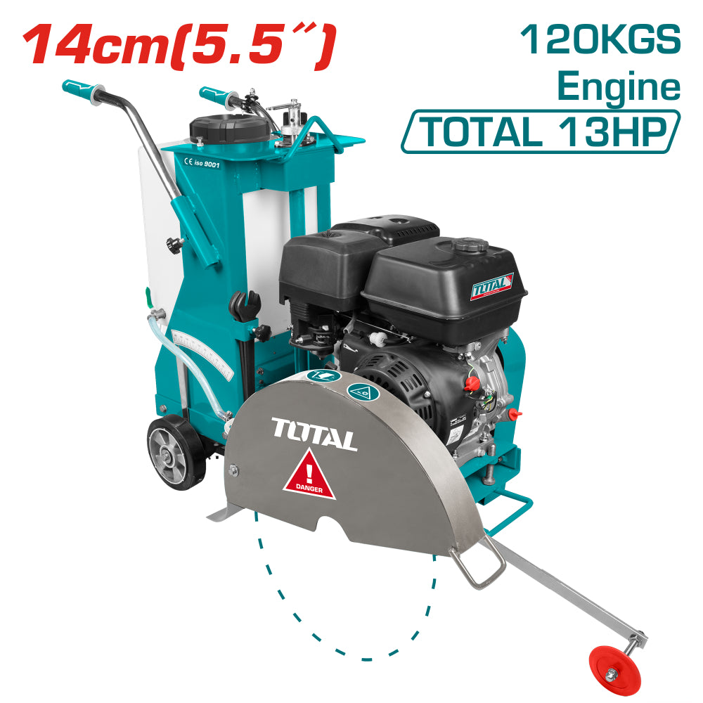 Бензинов фугорез TOTAL, 13HP, Ф 300 - 450 мм