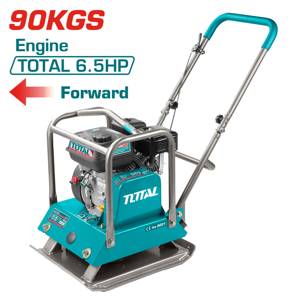 Виброплоча TOTAL, 6.5HP, 15 kN, 56 x 44 см, 90 кг
