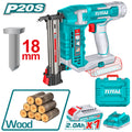 Акумулаторен такер за пирони TOTAL INDUSTRIAL, 20 V, 18 мм, 1 x 2 Ah