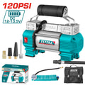 Компресор за гуми TOTAL Industrial, 45L/min, 12V, 120 PSI