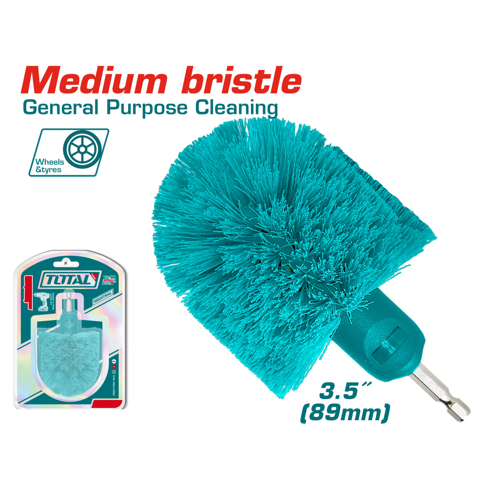 Четка за почистване TOTAL INDUSTRIAL, HEX, medium