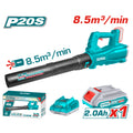 Акумулаторен издухвател TOTAL, 20V / 2Ah
