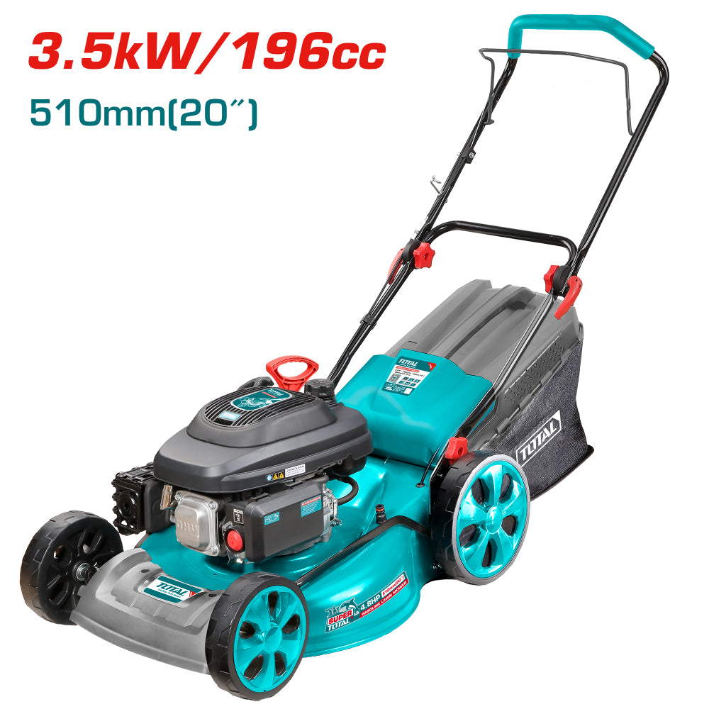 Бензинова косачка TOTAL Industrial, 3.5 kW, 510 мм, контейнер 60 L