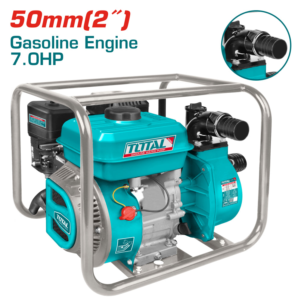 Бензинова моторна помпа TOTAL Industrial, 2", 33 m³/h, 28 м, 5.2 kW