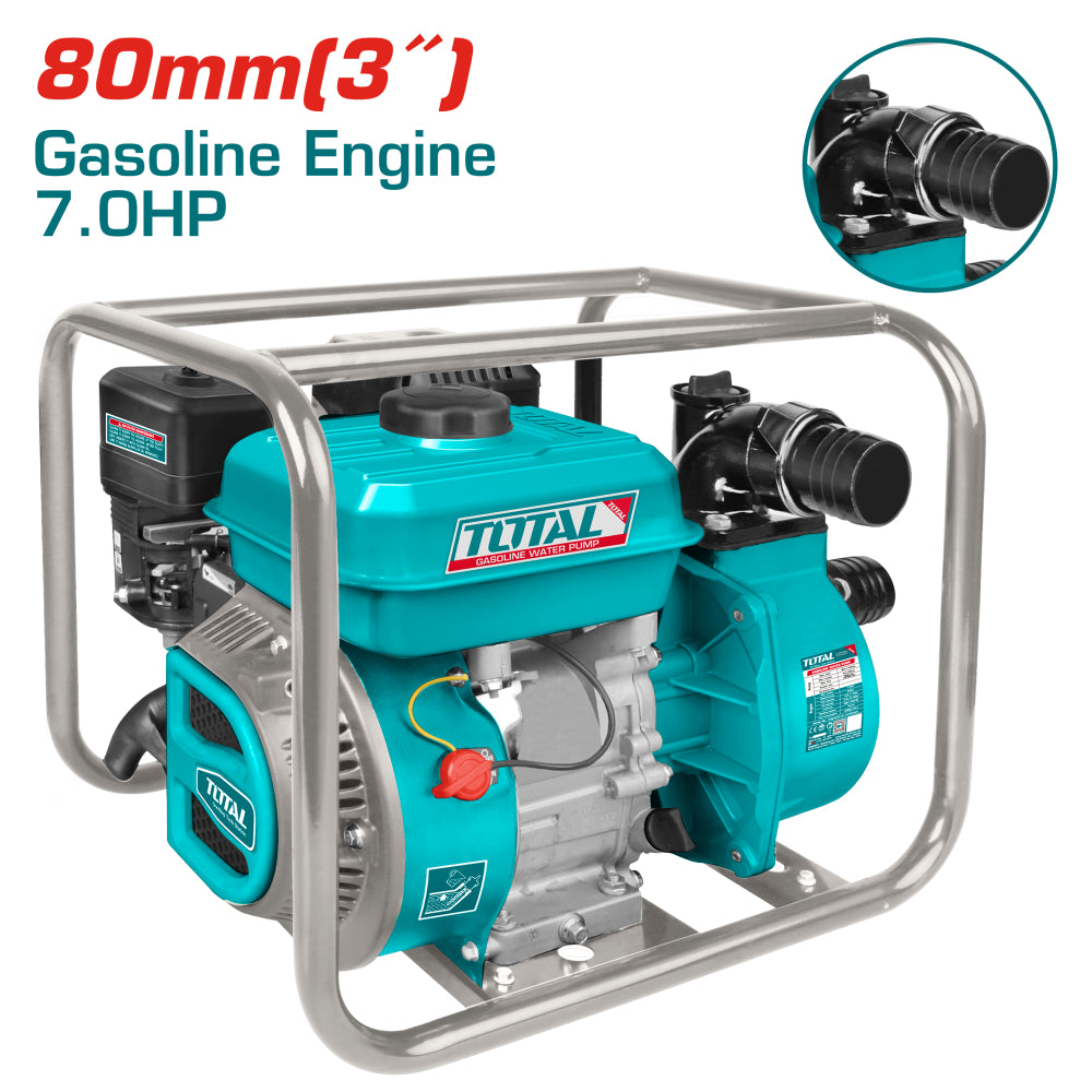 Бензинова моторна помпа TOTAL Industrial, 3", 60 m³/h, 32 м, 5.2 kW