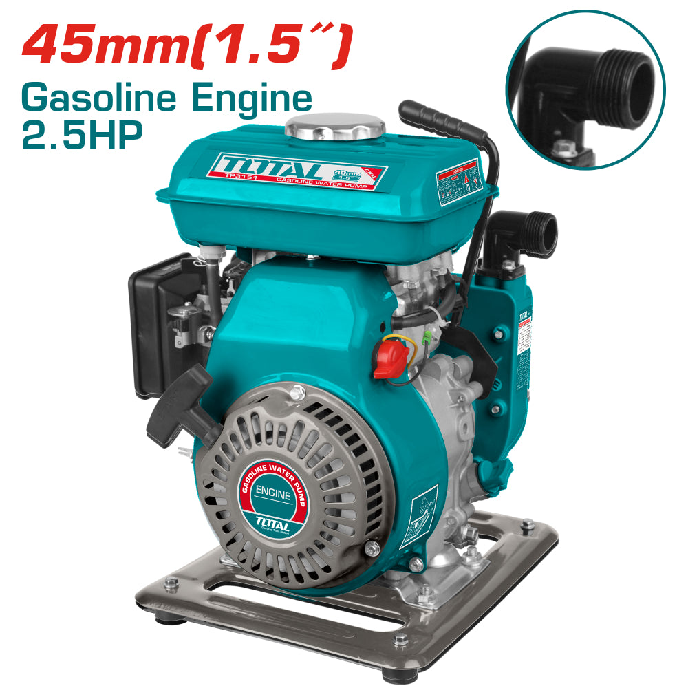 Бензинова моторна помпа TOTAL Industrial, 1.5", 10 m³/h, 18 м, 1.8 kW