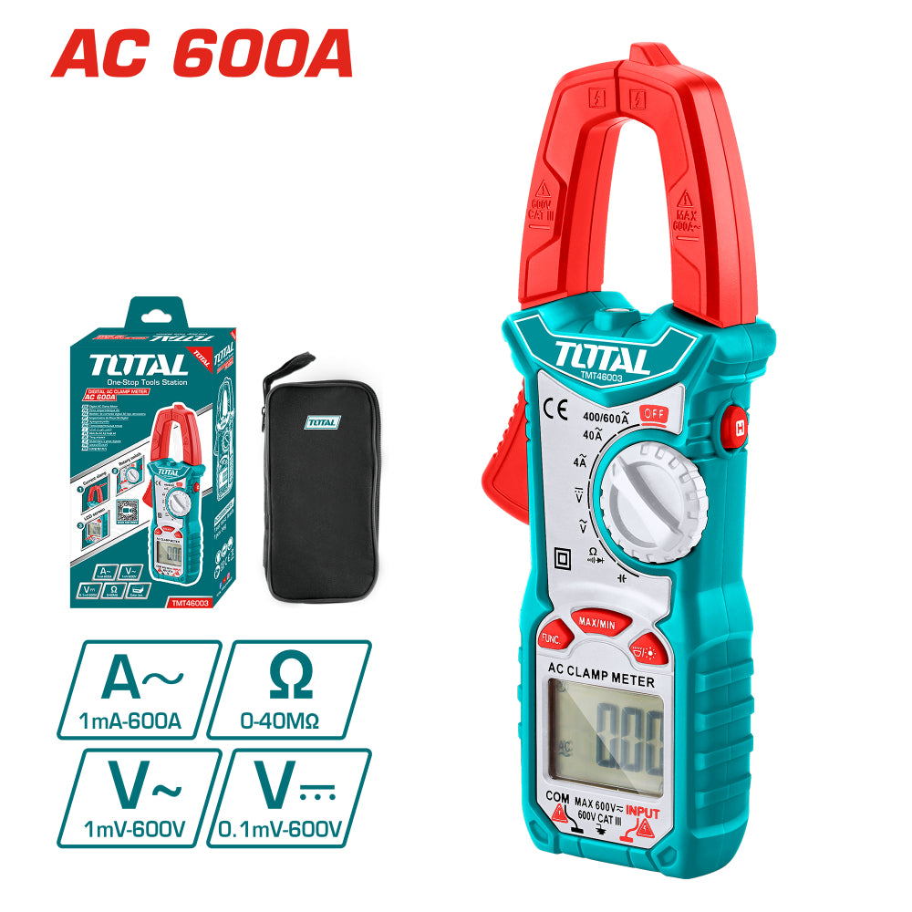 Клещи ампер TOTAL, 600 A