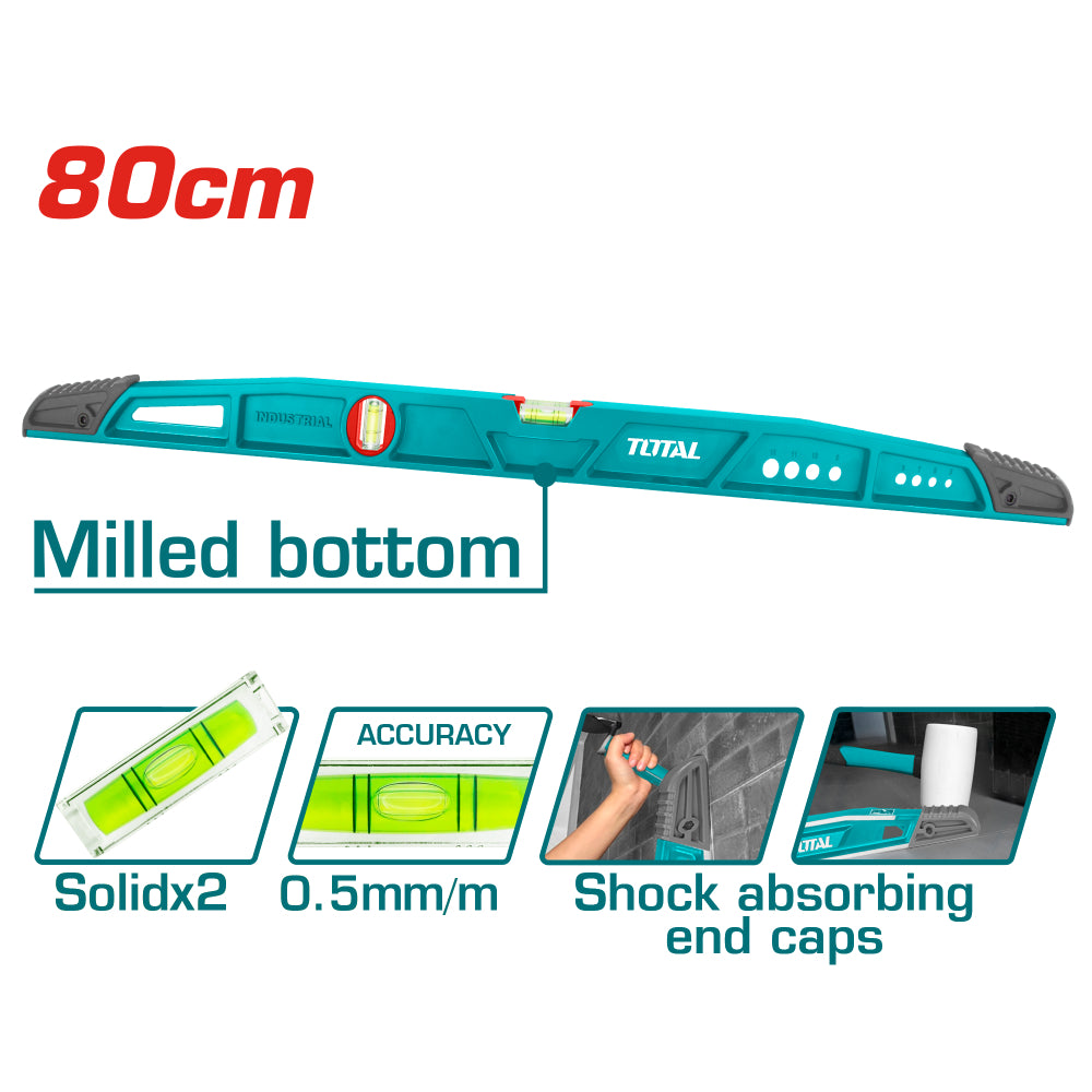 Нивелир  с 2 либели TOTAL HEAVY DUTY, 800 мм