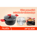 Индукционна тенджера с капак DECAKILA, 24 x 11.5 см