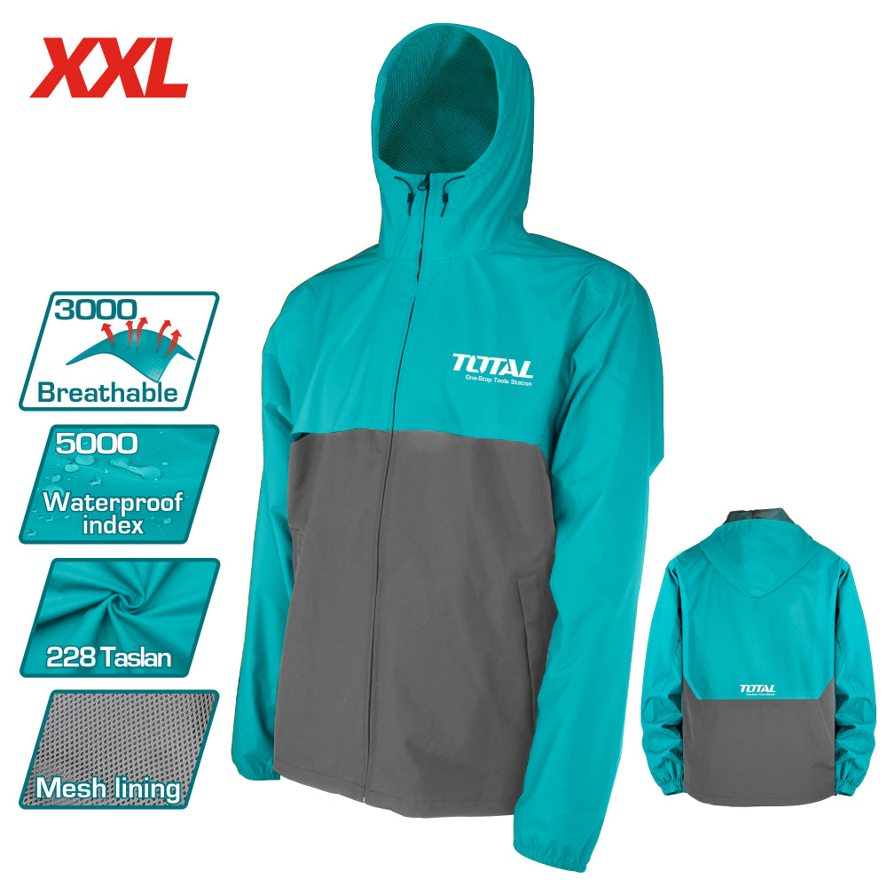 Яке TOTAL, зелено - сиво, XXL