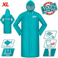 Дъждобран TOTAL, зелен, два джоба, XL