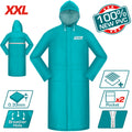 Дъждобран TOTAL, зелен, два джоба, XXL
