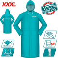 Дъждобран TOTAL, зелен, два джоба, XXXL