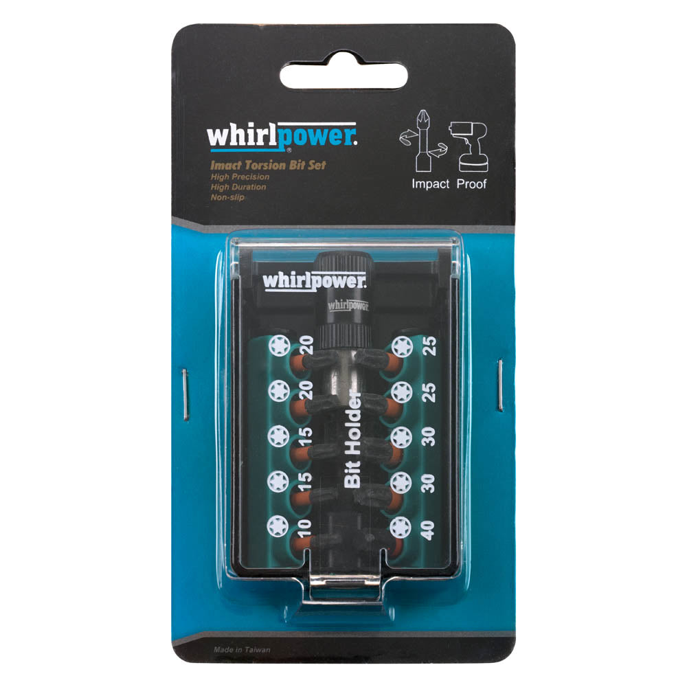 Комплект битове Impact Тorsion, WhirlPower 0511, TORX, 11 части