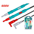 Сонди за мултицет TOTAL INDUSTRIAL, 600 V, 80 см