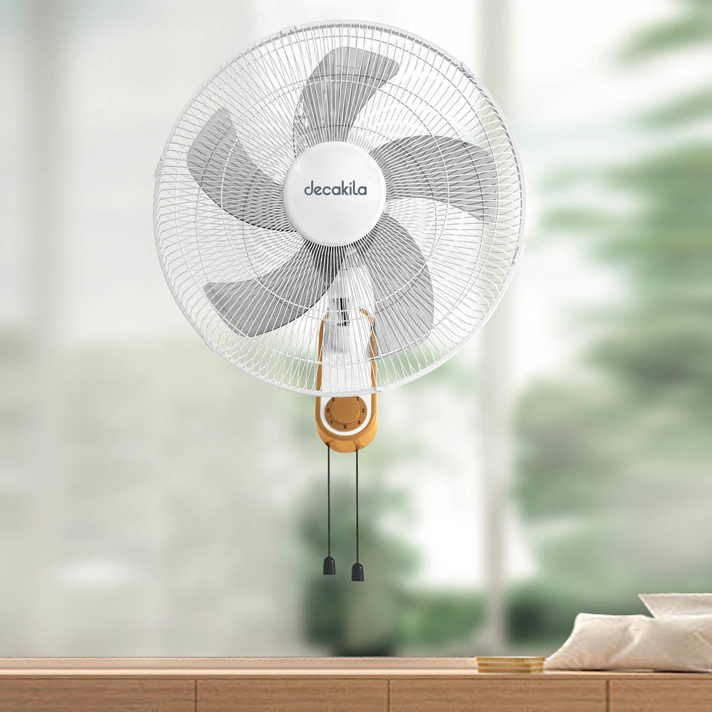 Вентилатор за стена DECAKILA, 65 W, 2 броя