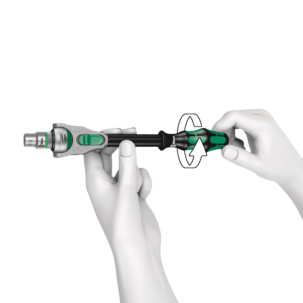 Комплект инструменти WERA, Zyklop, 1/4", 1/2", 43 части