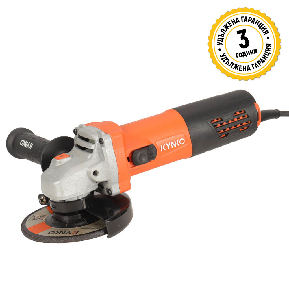 Ъглошлайф KYNKO KD69, Slim body, 800 W, Ф 125 мм