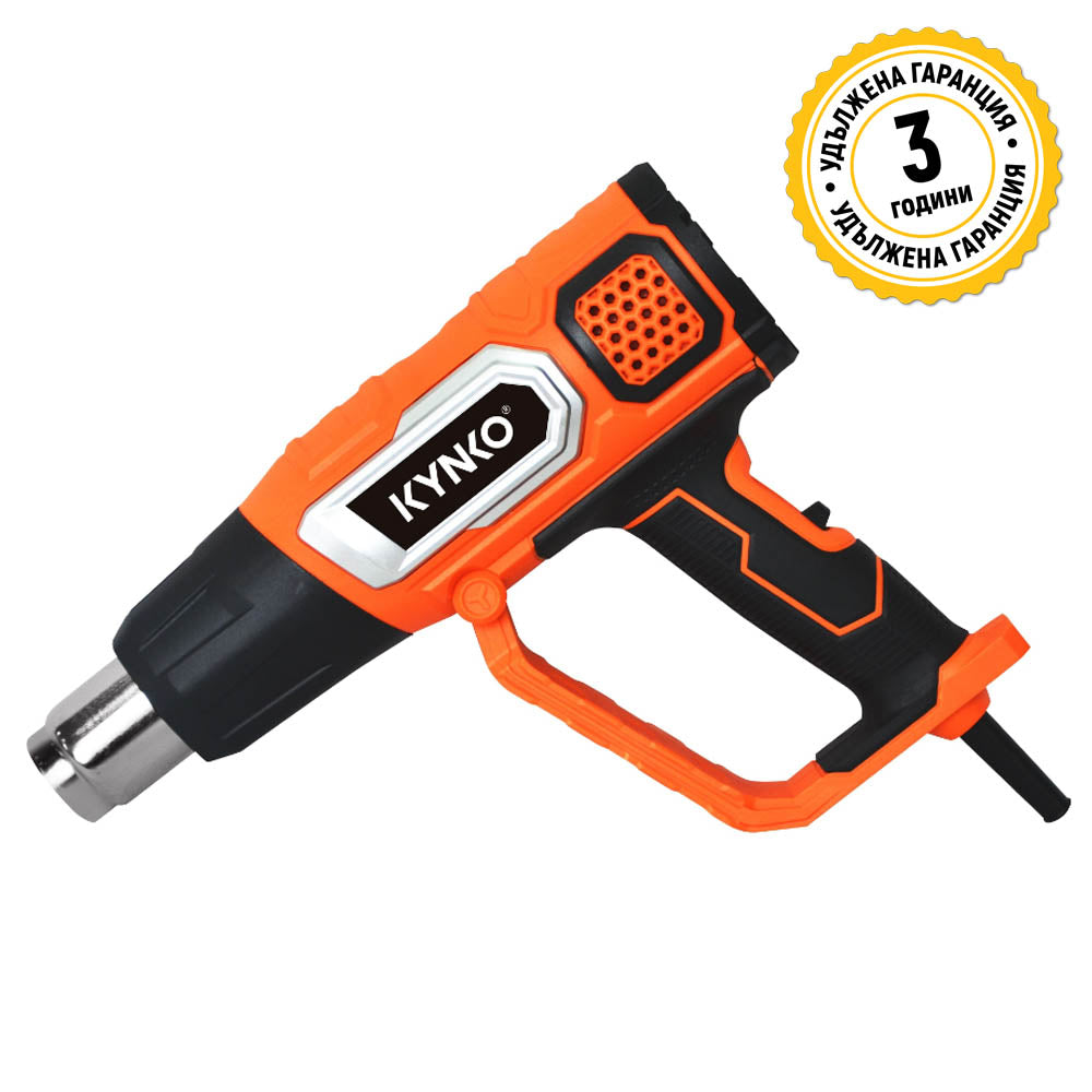Пистолет за горещ въздух KYNKO KD14, 2000 W, 600 °C
