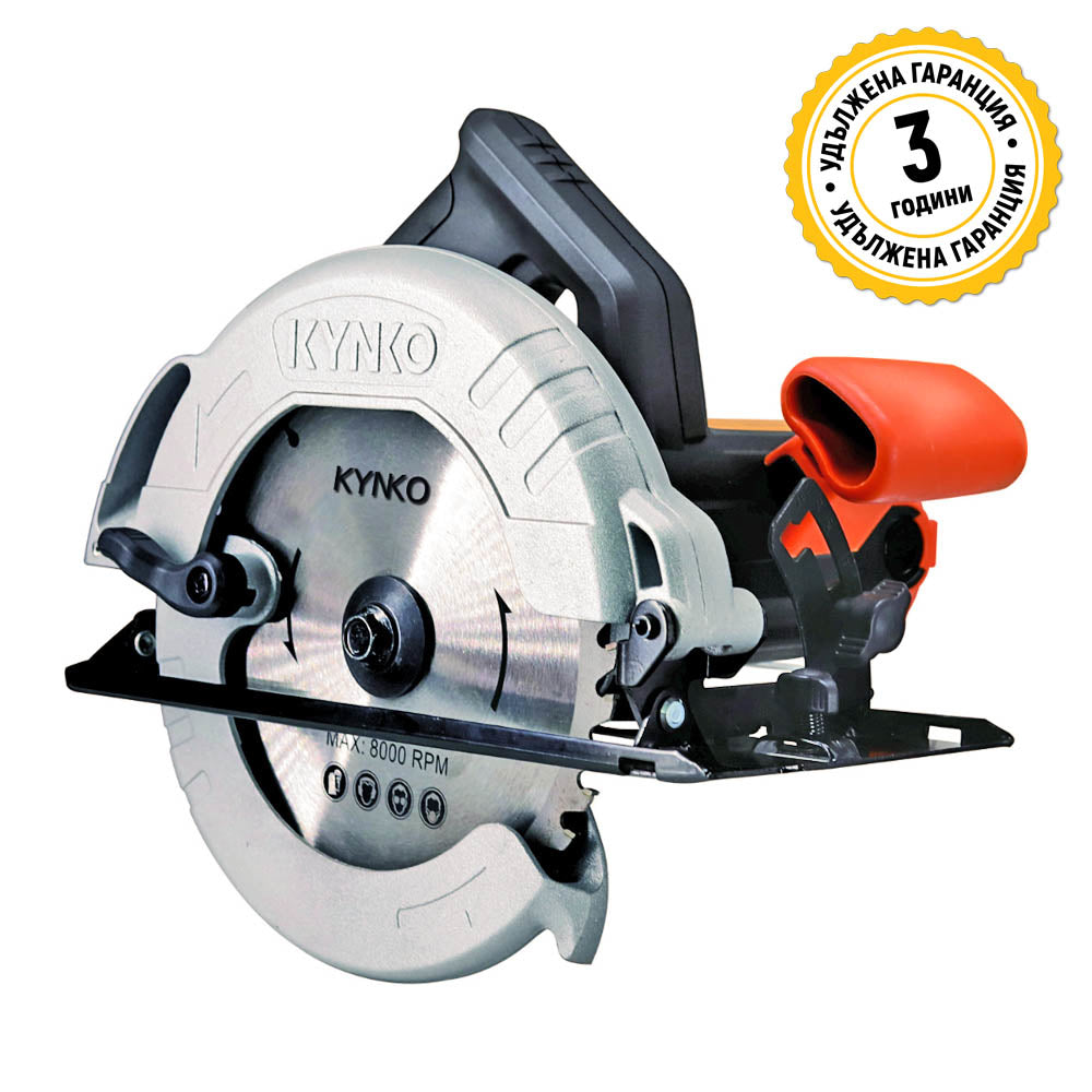 Ръчен циркуляр KYNKO KD76, Ø 185 мм, 1550 W