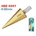 Степенчато свредло TOTAL, HSS, Ø 4 - 32 мм