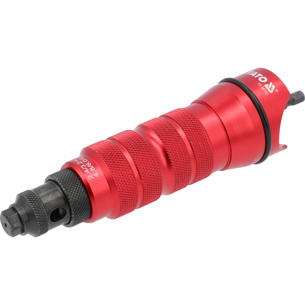 Адаптер за поп нитове YATO, 1/4", 2.4 - 6.4 мм