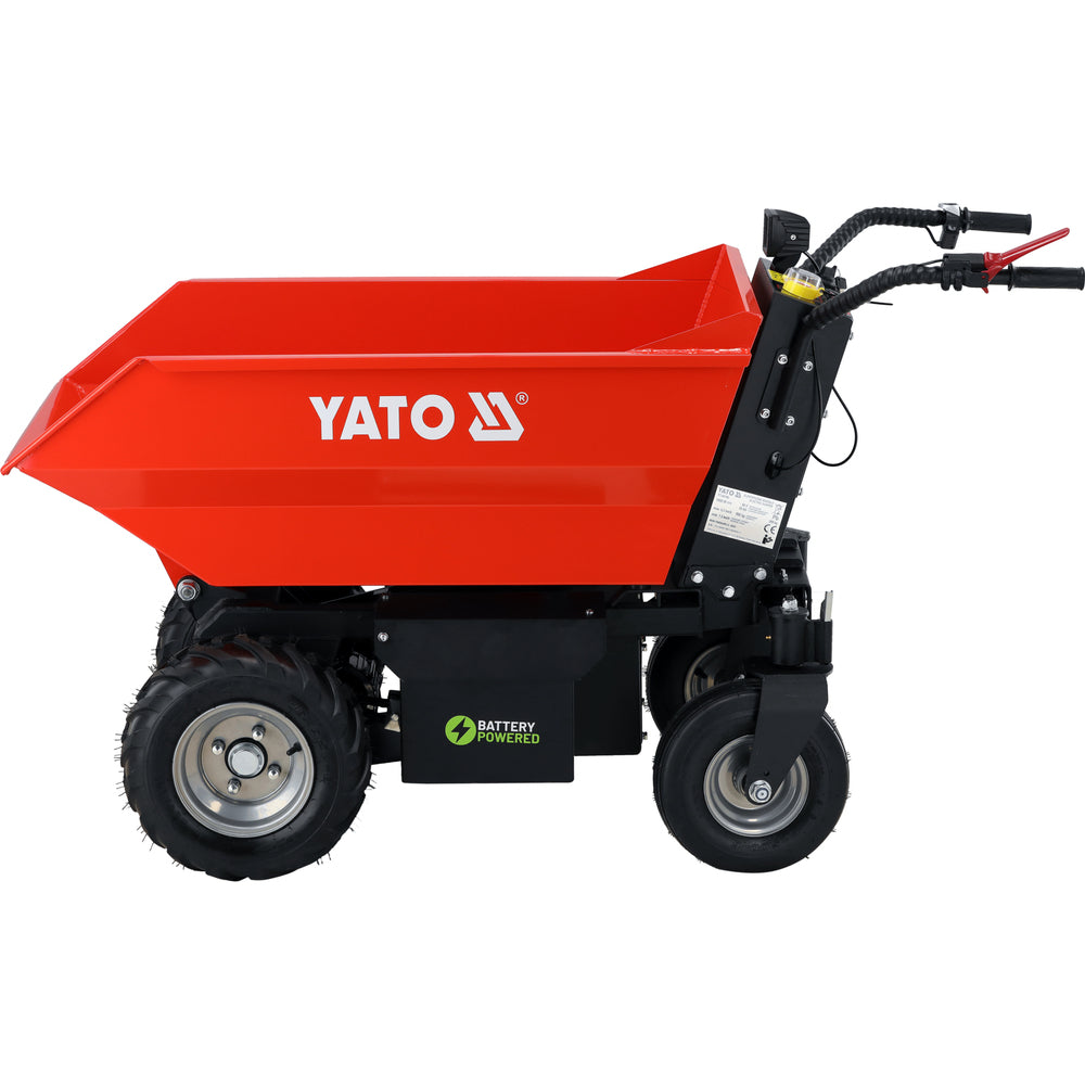 Акумулаторен мини дъмпер YATO, 48 V, 1000 W, 500 кг