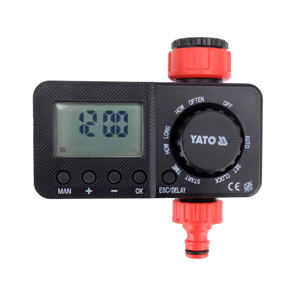 Дигитален таймер за поливане YATO, 3/4", 6 часа