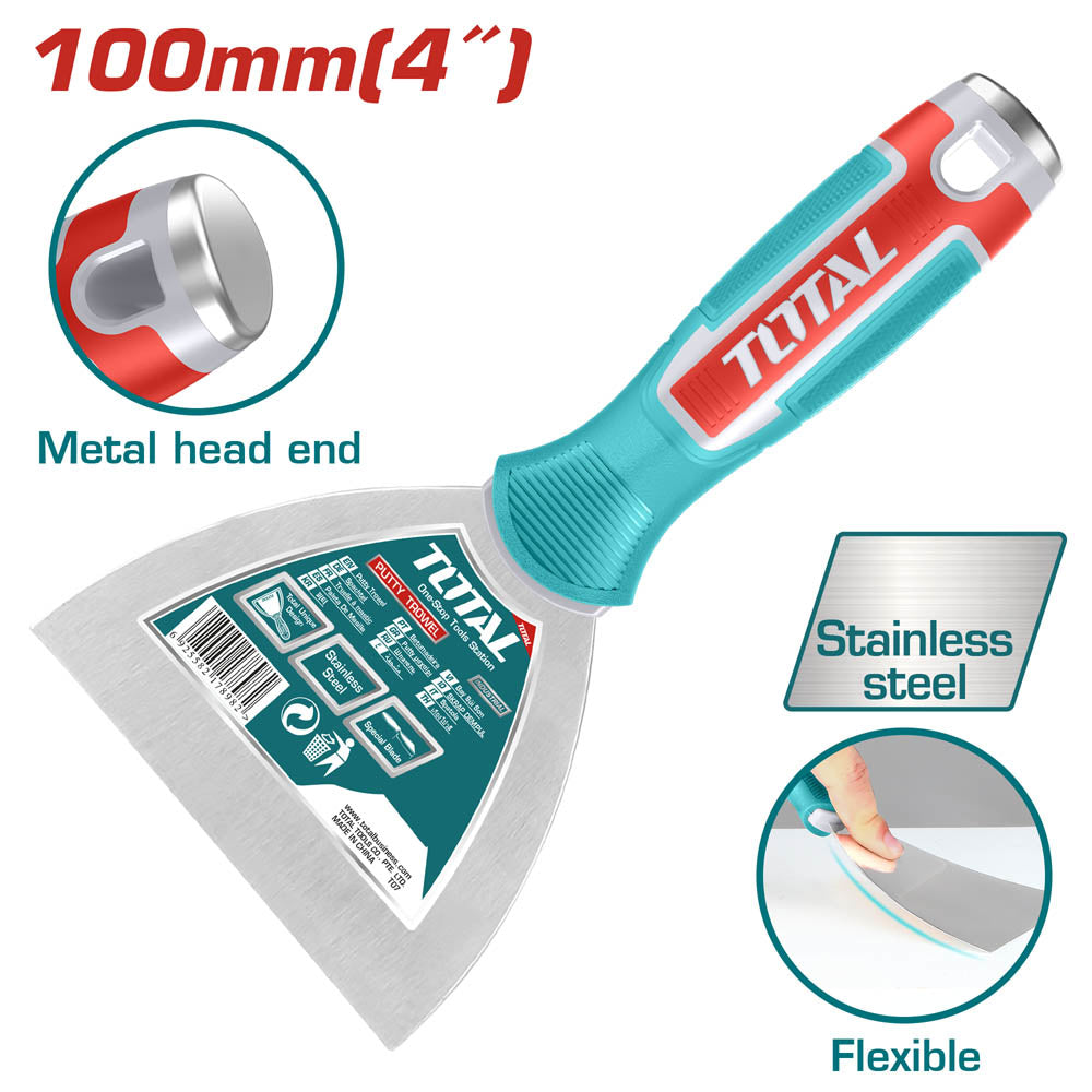 Шпакла TOTAL Industrial, 100 мм