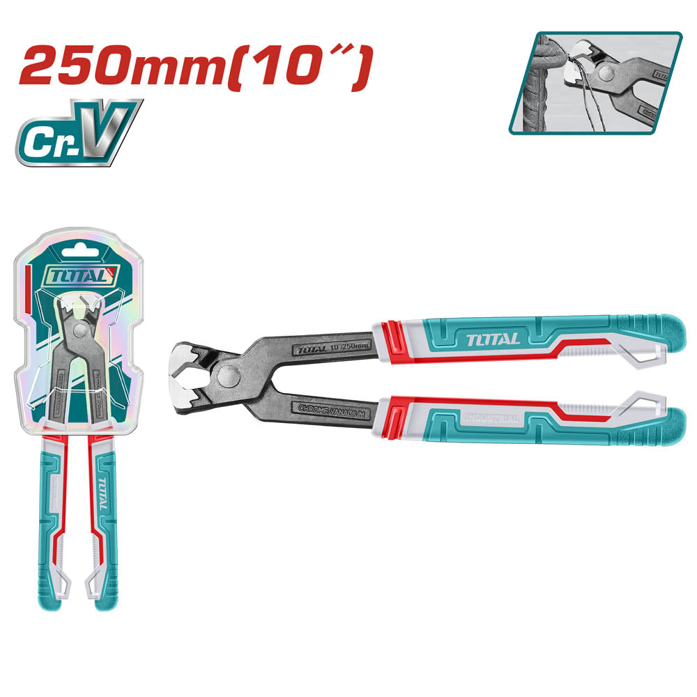 Клещи арматуристки TOTAL, Industrial, 250 мм