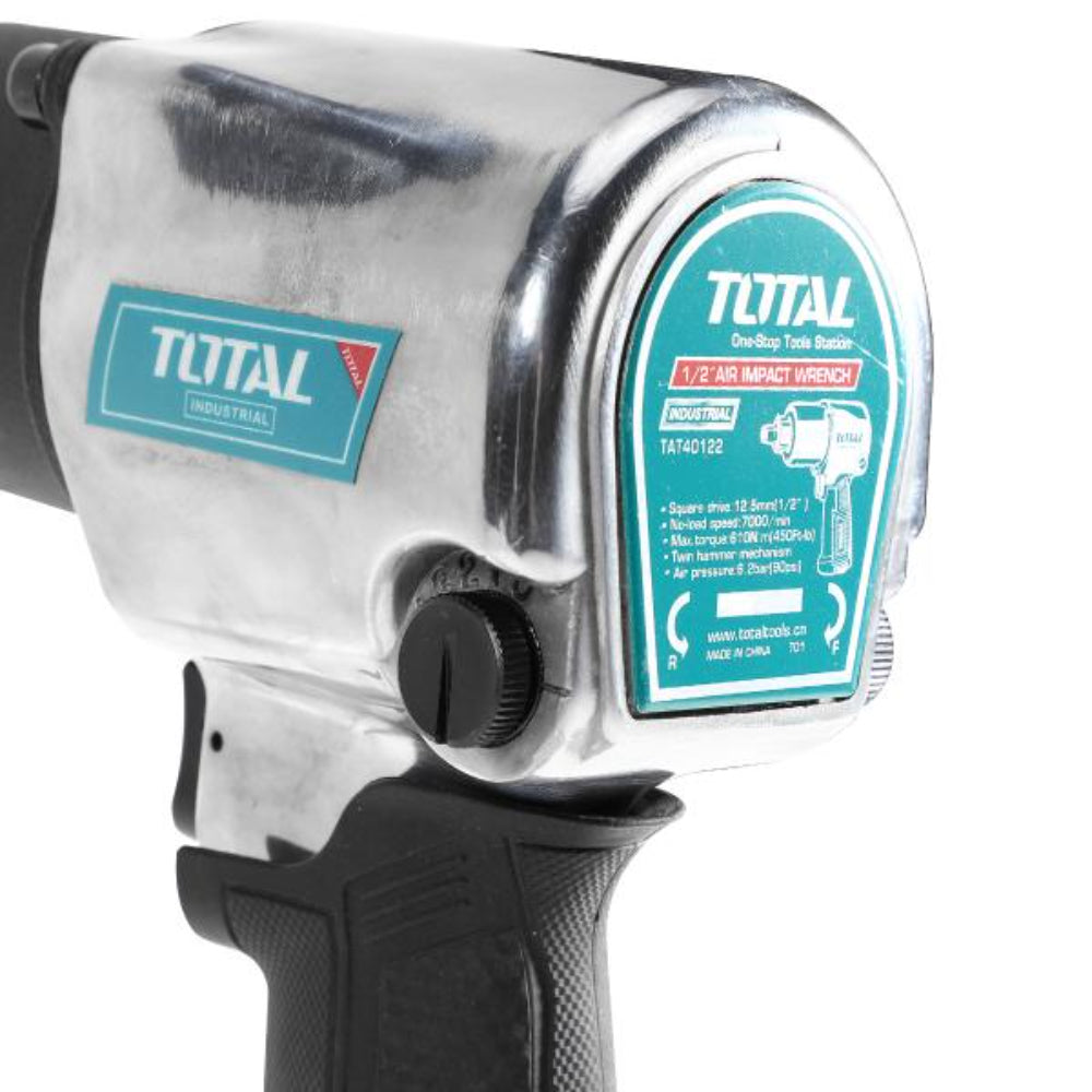 Пневматичен ударен гайковерт TOTAL Industrial, 1/2", 610 Nm