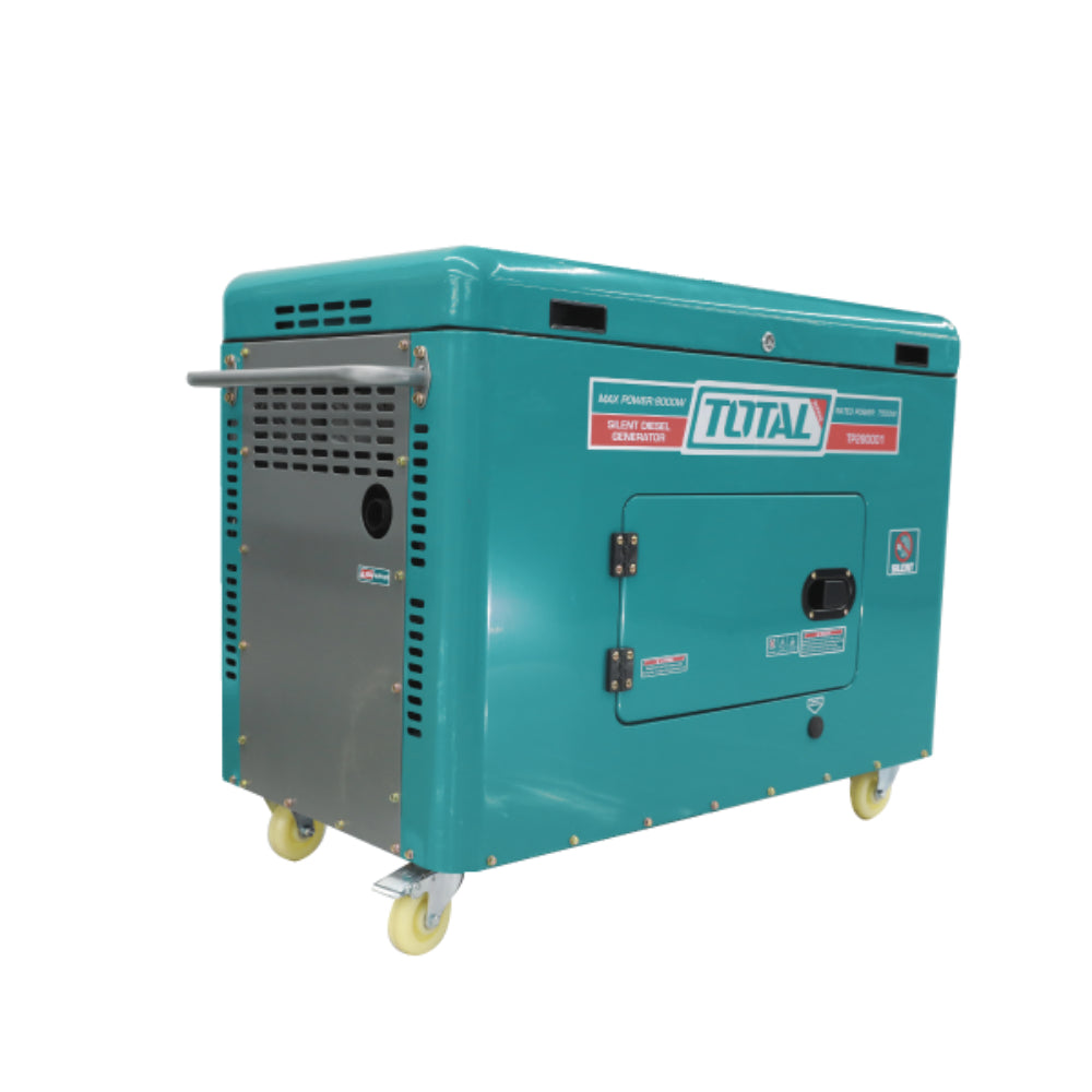 Дизелов безшумен монофазен генератор TOTAL, AVR, 8 kW