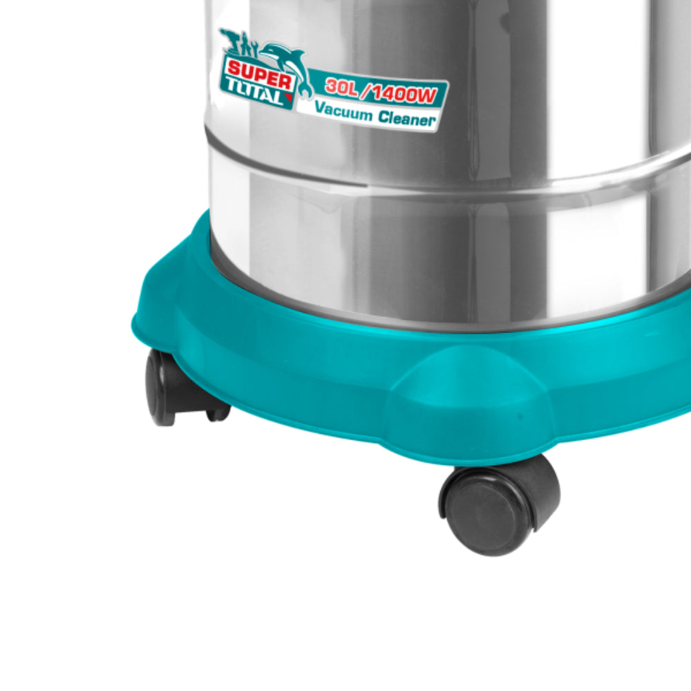 Прахосмукачка за сухо/мокро почистване TOTAL INDUSTRIAL, 1400 W, 30 L