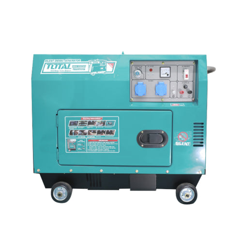 Дизелов безшумен монофазен генератор TOTAL, AVR, 5 kW