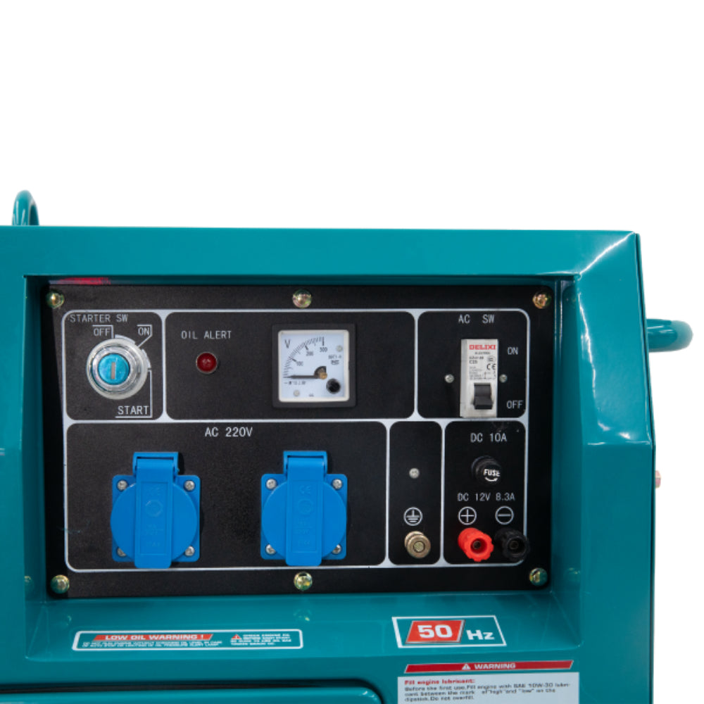 Дизелов безшумен трифазен генератор TOTAL, AVR, 5 kW