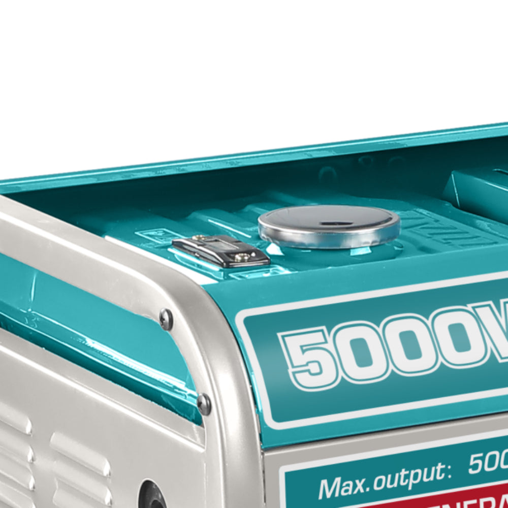 Дизелов трифазен генератор с дръжки и колела TOTAL, AVR, 5 kW