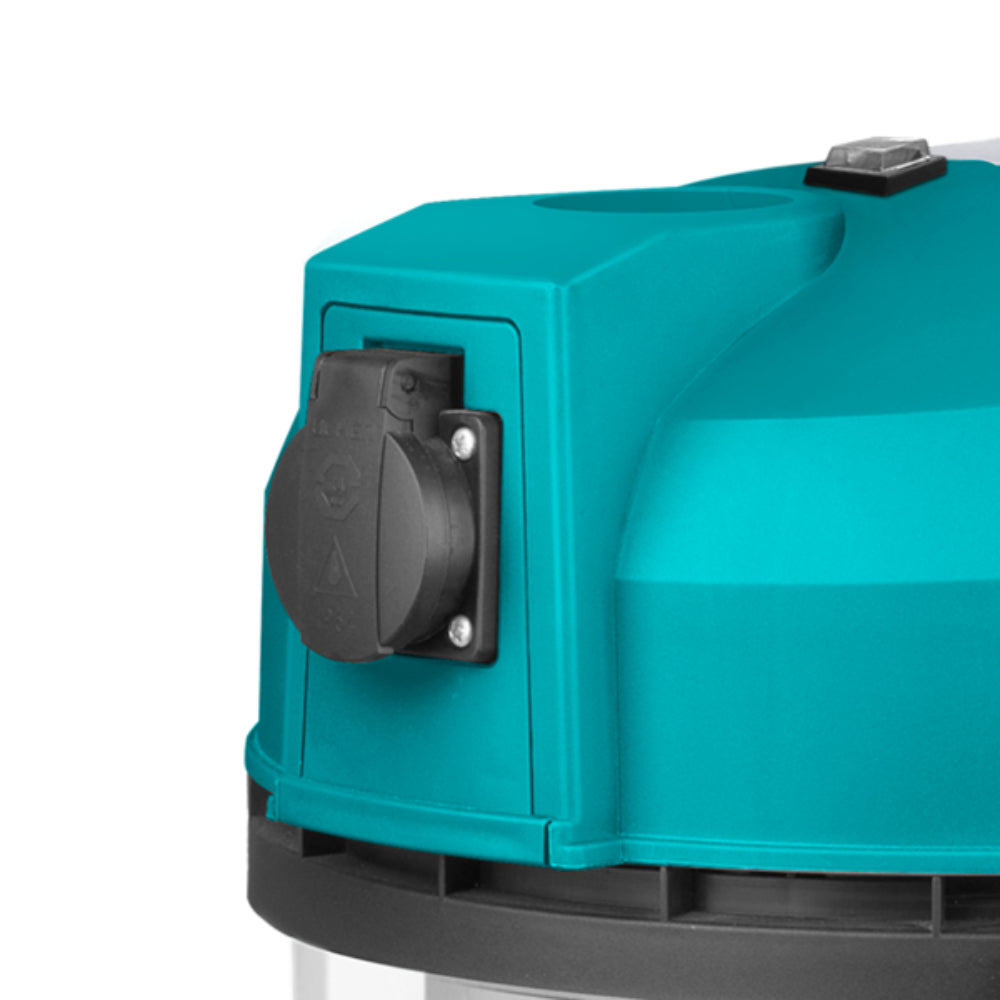 Прахосмукачка за сухо/мокро почистване TOTAL INDUSTRIAL, 1400 W, 30 L