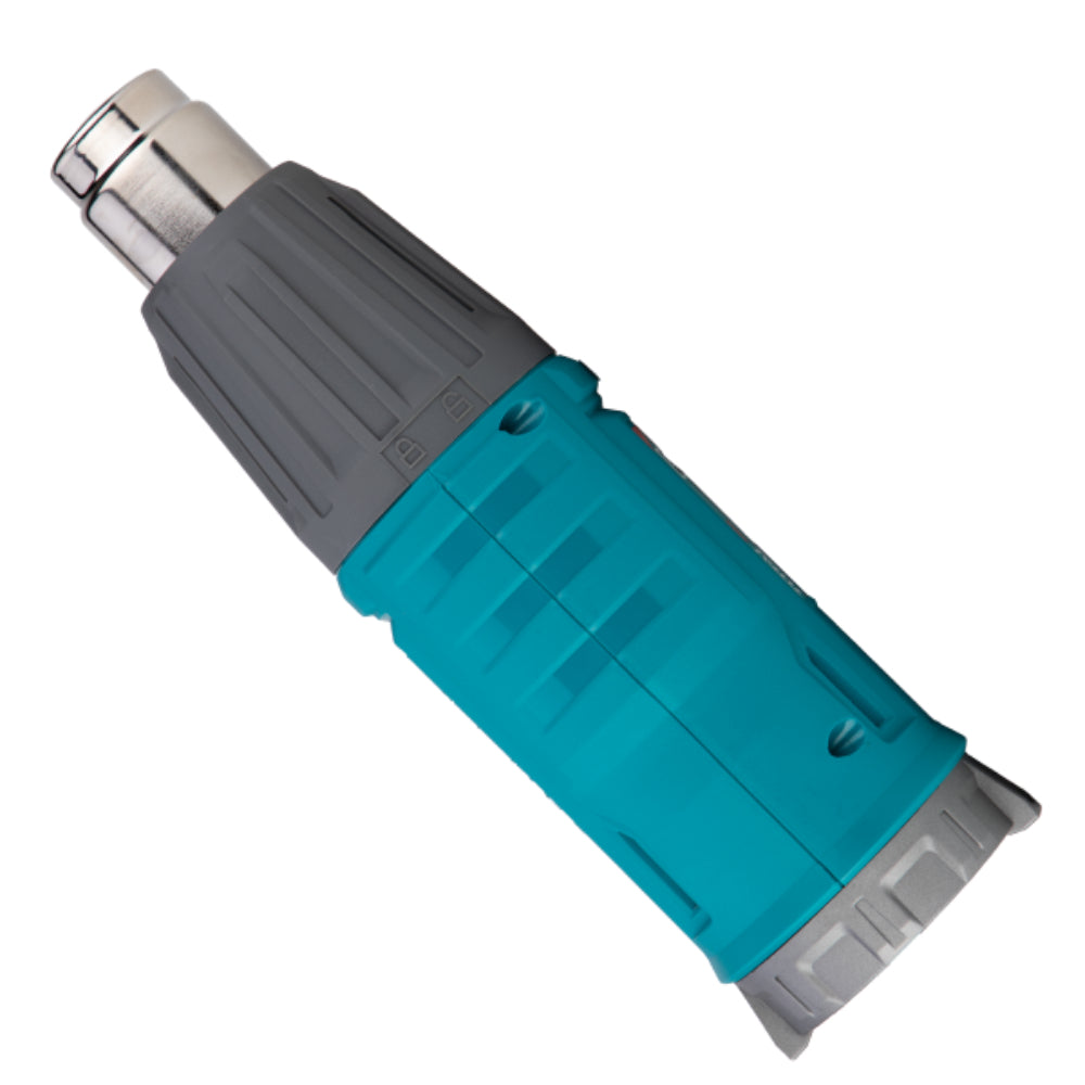 Пистолет за горещ въздух TOTAL INDUSTRIAL, 2000 W, LCD, 50-600°C, куфар с аксесоари