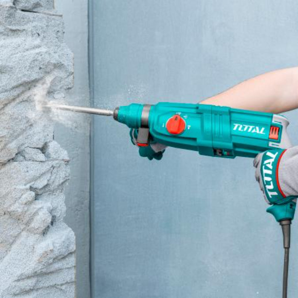 Електрически перфоратор TOTAL, куфар, SDS+, 800 W