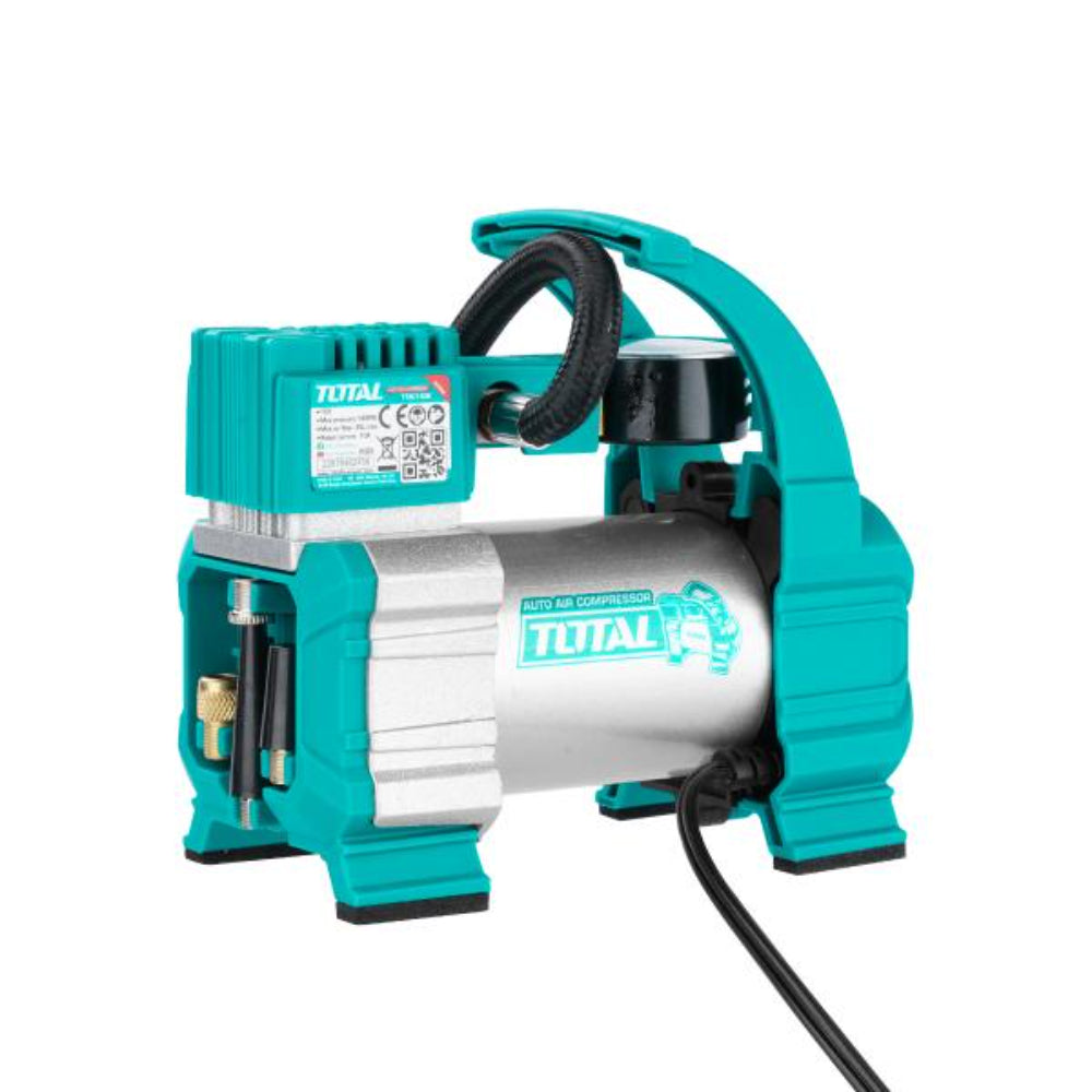 Компресор за гуми TOTAL, 35L/min, 12V, 140 PSI