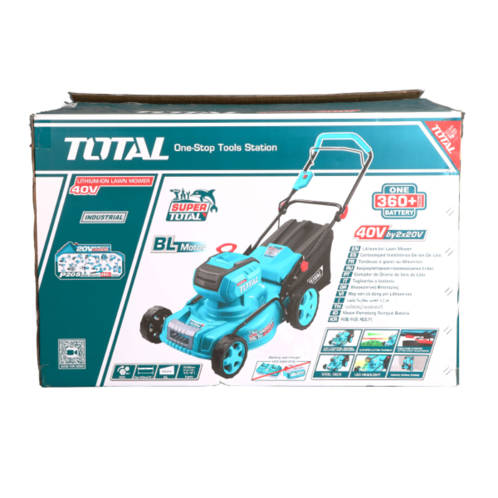 Акумулаторна косачка TOTAL Industrial, 40 V, 460 мм, без батерия